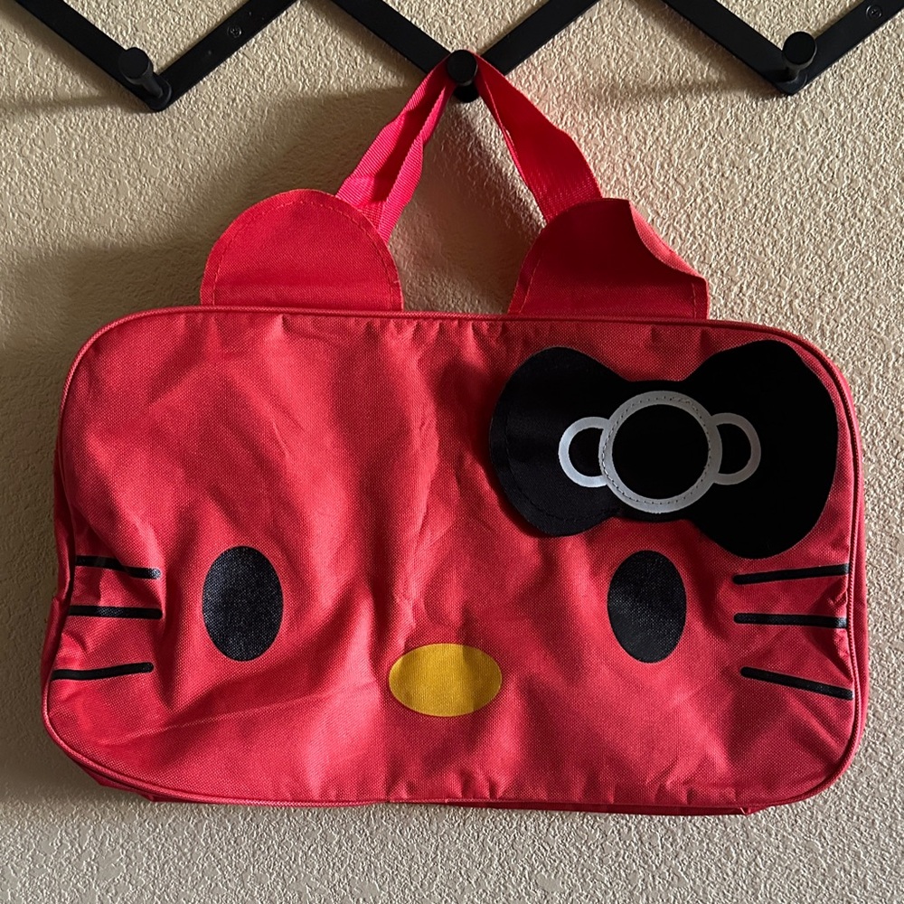 Hello Kitty Red and Black Travel Bag